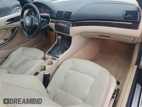 2004 BMW 3 Series 325Ci with VIN WBABW33474PL30185, listed as a Copart auction lot 89518345 with 86,931 mi miles and Salvage title. Bid and sale history available at DreamBid. Image 8.