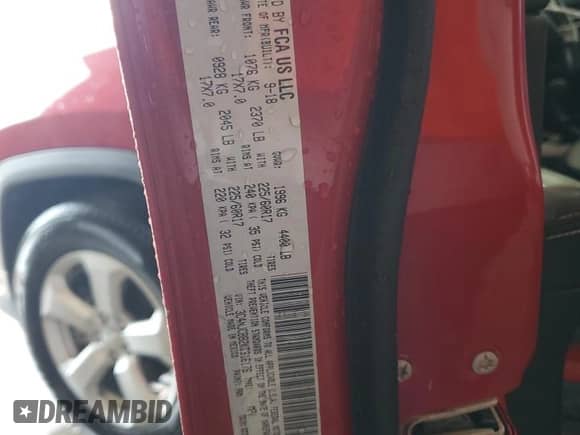 2019 Jeep Compass Altitude with VIN 3C4NJCBB2KT616176, listed as a Copart auction lot 80668455 with 73,518 mi miles and Salvage title. Bid and sale history available at DreamBid. Image 13.