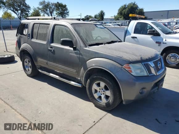2008 Nissan Pathfinder SE с VIN 5N1AR18U38C636781, выставлен на аукционе Copart как лот 82266705 с пробегом 152 835 миль миль и Списание • Salvage title. История ставок и продаж доступна на DreamBid. Изображение 4.