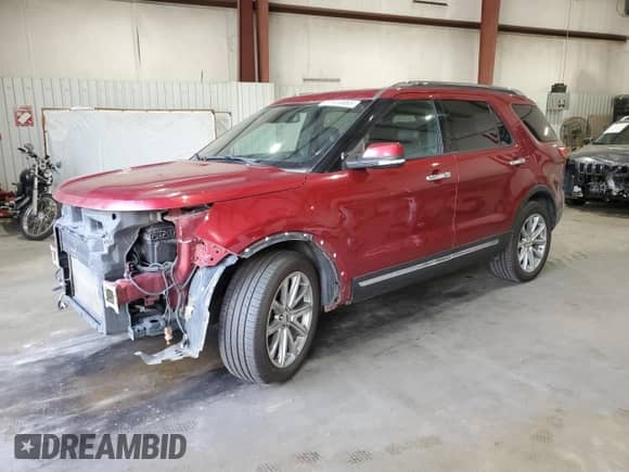 2017 Ford Explorer Limited z VIN 1FM5K8FH3HGC84847, wystawiony jako Copart lot #87410665 z przebiegiem 121 692 mil mil oraz Szkoda całkowita • Salvage title. Historia ofert i sprzedaży dostępna na DreamBid. Obrazek 1.