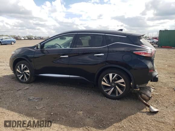 2018 Nissan Murano Platinum z VIN 5N1AZ2MH2JN195928, wystawiony jako Copart lot #81781735 z przebiegiem 48 944 mil mil oraz Szkoda całkowita • Salvage title. Historia ofert i sprzedaży dostępna na DreamBid. Obrazek 2.
