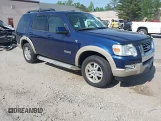 2008 Ford Explorer Eddie Bauer with VIN 1FMEU74868UA20840, listed as a IAAI auction lot 42367568 with 153,627 mi miles and . Bid and sale history available at DreamBid. Image 1.