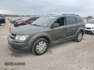 2018 Dodge Journey SE with VIN 3C4PDCAB7JT229476, listed as a Copart auction lot 86487225 with 148,312 mi miles and Clean title. Bid and sale history available at DreamBid. Image 1.