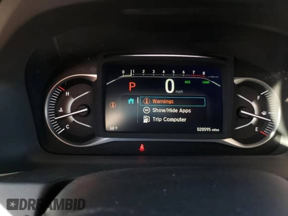 2024 Honda Passport EX-L with VIN 5FNYF8H53RB020581, listed as a Copart auction lot 82087435 with 20,595 mi miles and Salvage title. Bid and sale history available at DreamBid. Image 9.