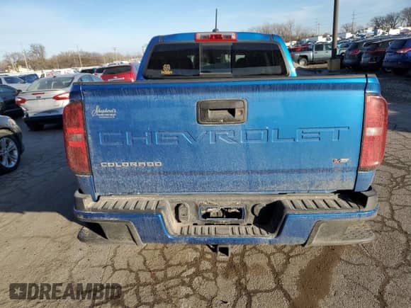 2022 Chevrolet Colorado 4WD LT z VIN 1GCGTCEN4N1240505, wystawiony jako Copart lot #42491395 z przebiegiem 33 029 mil mil oraz Szkoda całkowita • Salvage title. Historia ofert i sprzedaży dostępna na DreamBid. Obrazek 6.