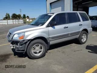 2005 Honda Pilot LX с VIN 2HKYF181X5H531608, выставлен на аукционе Copart как лот 68776665 с пробегом 130 929 миль миль и Списание • Salvage title. История ставок и продаж доступна на DreamBid. Изображение 1.