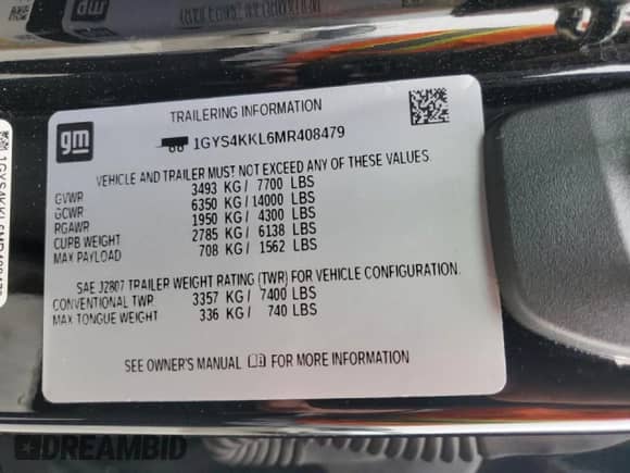 2021 Cadillac Escalade ESV Premium Luxury с VIN 1GYS4KKL6MR408479, выставлен на аукционе Copart как лот 50826505 с пробегом 162 001 миль миль и Списание • Salvage title. История ставок и продаж доступна на DreamBid. Изображение 14.