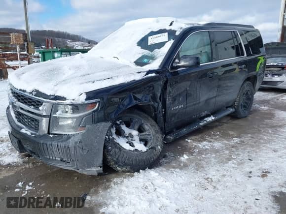 2019 Chevrolet Tahoe LS with VIN 1GNSKAKC9KR336283, listed as a IAAI auction lot 41280975 with 85,682 mi miles and . Bid and sale history available at DreamBid. Image 6.