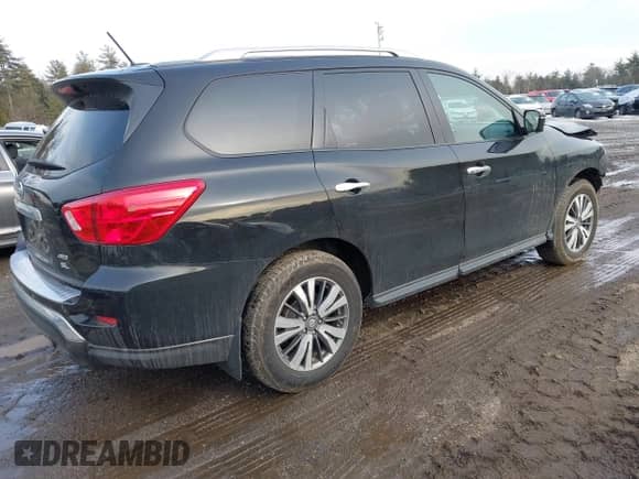 2017 Nissan Pathfinder SV with VIN 5N1DR2MM9HC633277, listed as a IAAI auction lot 41697958 with 51,891 mi miles and . Bid and sale history available at DreamBid. Image 4.