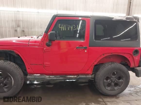 2015 Jeep Wrangler Sport with VIN 1C4AJWAG5FL676807, listed as a IAAI auction lot 41174315 with 96,909 mi miles and . Bid and sale history available at DreamBid. Image 15.