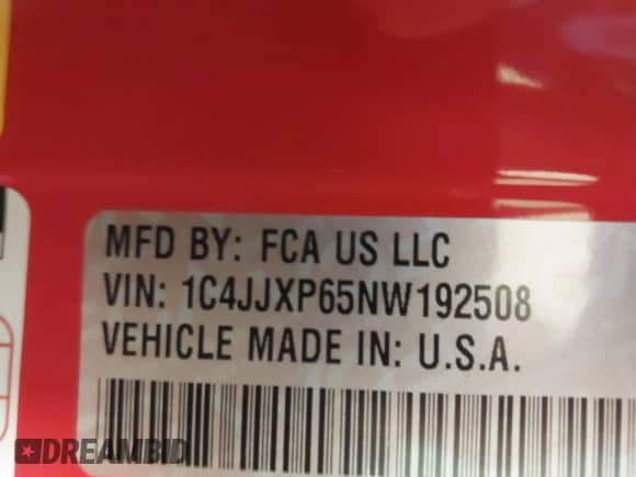 2022 Jeep Wrangler Unlimited Sahara с VIN 1C4JJXP65NW192508, выставлен на аукционе IAAI как лот 42214155 с пробегом 17 683 миль миль и . История ставок и продаж доступна на DreamBid. Изображение 9.