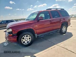 2003 Chevrolet Tahoe Z71 with VIN 1GNEK13Z13R267039, listed as a Copart auction lot 83875315 with 358,588 mi miles and Salvage title. Bid and sale history available at DreamBid. Image 1.