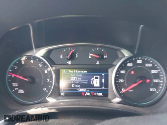 2020 Chevrolet Equinox LT z VIN 2GNAXTEV3L6233315, wystawiony jako IAAI lot #43531686 z przebiegiem 106 456 mil mil oraz . Historia ofert i sprzedaży dostępna na DreamBid. Obrazek 7.