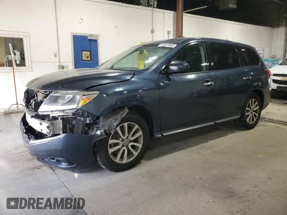 2014 Nissan Pathfinder Platinum with VIN 5N1AR2MM0EC642304, listed as a Copart auction lot 81057945 with 172,643 mi miles and Salvage title. Bid and sale history available at DreamBid. Image 1.