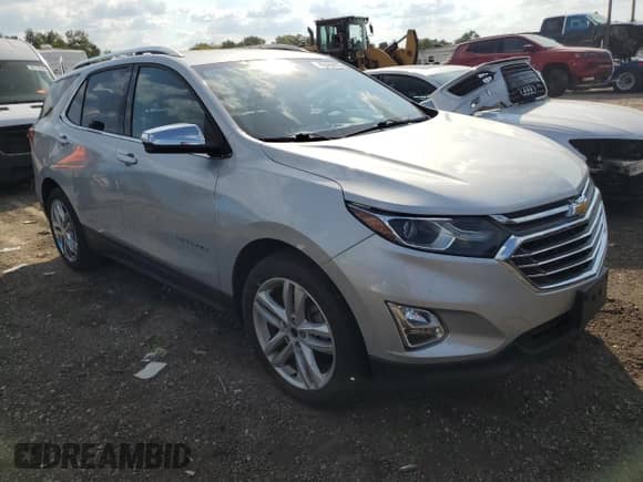 2018 Chevrolet Equinox Premier with VIN 3GNAXNEXXJL383069, listed as a Copart auction lot 80466895 with 75,603 mi miles and Clean title. Bid and sale history available at DreamBid. Image 4.