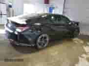 2021 Hyundai Elantra N Line with VIN KMHLR4AF3MU107597, listed as a Copart auction lot 41773395 with Not provided miles and Salvage title. Bid and sale history available at DreamBid. Image 3.