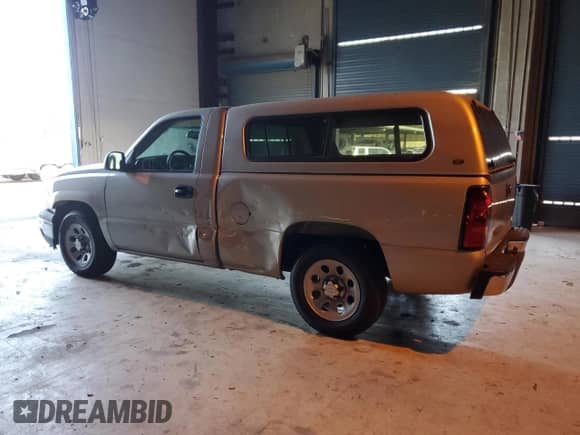 2007 Chevrolet Silverado 1500 Work Truck with VIN 1GCEC14X87Z106535, listed as a Copart auction lot 81465215 with 72,878 mi miles and Salvage title. Bid and sale history available at DreamBid. Image 2.