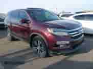 2017 Honda Pilot EX-L z VIN 5FNYF5H71HB027558, wystawiony jako IAAI lot #41910670 z przebiegiem 122 214 mil mil oraz . Historia ofert i sprzedaży dostępna na DreamBid. Obrazek 1.