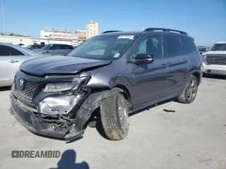 2021 Honda Passport Touring с VIN 5FNYF7H94MB001771, выставлен на аукционе Copart как лот 85773354 с пробегом Не указан миль и Списание • Salvage title. История ставок и продаж доступна на DreamBid. Изображение 1.