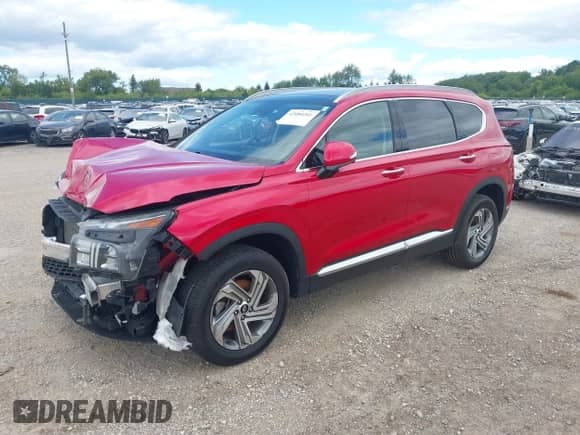 2023 Hyundai Santa Fe SEL with VIN 5NMS3DAJ2PH530396, listed as a IAAI auction lot 43080201 with 62,710 mi miles and . Bid and sale history available at DreamBid. Image 2.