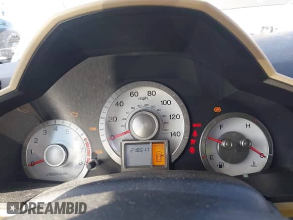 2009 Honda Pilot EX with VIN 5FNYF48479B002617, listed as a IAAI auction lot 43387010 with 216,517 mi miles and . Bid and sale history available at DreamBid. Image 7.