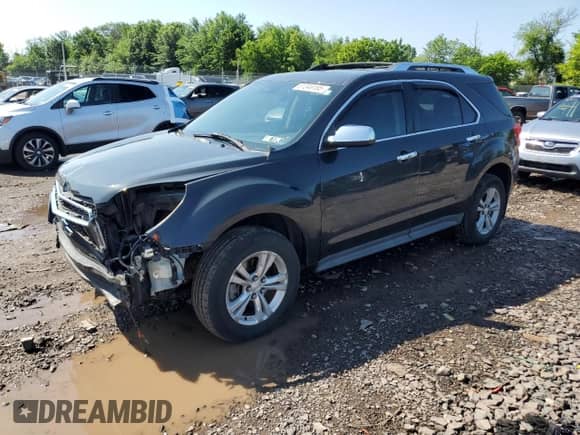 2013 Chevrolet Equinox LTZ z VIN 2GNFLFE36D6314893, wystawiony jako Copart lot #61346185 z przebiegiem 109 489 mil mil oraz Szkoda całkowita • Salvage title. Historia ofert i sprzedaży dostępna na DreamBid. Obrazek 1.