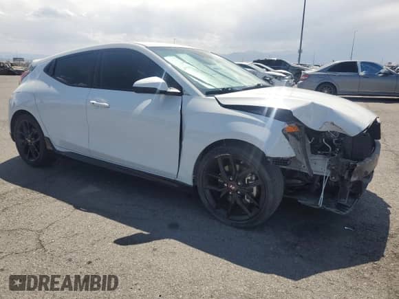 2020 Hyundai Veloster Turbo R-Spec с VIN KMHTH6ABXLU029541, выставлен на аукционе Copart как лот 59739595 с пробегом 54 267 миль миль и Списание • Salvage title. История ставок и продаж доступна на DreamBid. Изображение 4.