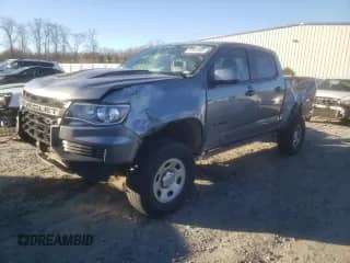 2021 Chevrolet Colorado 4WD ZR2 with VIN 1GCPTEE12M1164645, listed as a Copart auction lot 47845905 with 74,648 mi miles and Salvage title. Bid and sale history available at DreamBid. Image 1.