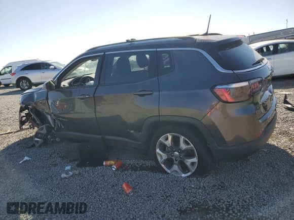 2021 Jeep Compass Limited z VIN 3C4NJCCB4MT505355, wystawiony jako Copart lot #64309405 z przebiegiem Nie podano mil oraz Szkoda całkowita • Salvage title. Historia ofert i sprzedaży dostępna na DreamBid. Obrazek 2.