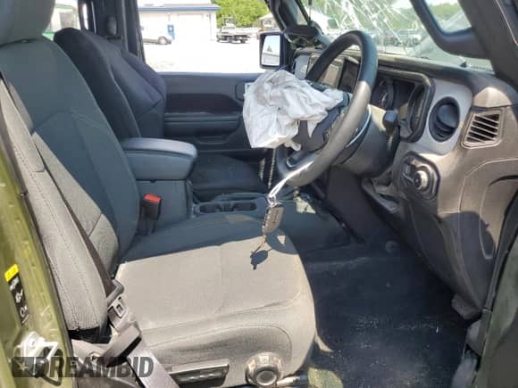 2024 Jeep Wrangler Sport with VIN 1C4PJXKN9RW169375, listed as a Copart auction lot 63098364 with 16,615 mi miles and Salvage title. Bid and sale history available at DreamBid. Image 7.
