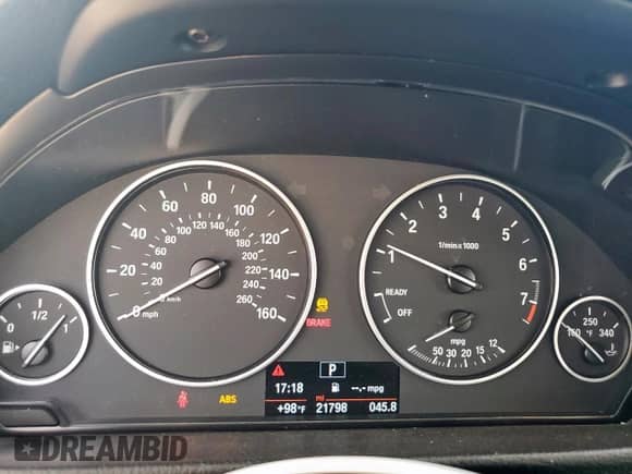 2015 BMW 3 Series 328i with VIN WBA3A5G56FNS87040, listed as a Copart auction lot 81527095 with 21,798 mi miles and Salvage title. Bid and sale history available at DreamBid. Image 9.