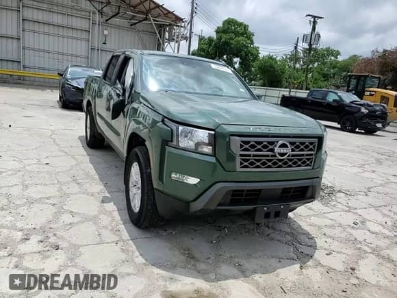 2024 Nissan Frontier SV with VIN 1N6ED1EJ4RN652165, listed as a Copart auction lot 55844165 with 21,506 mi miles and Salvage title. Bid and sale history available at DreamBid. Image 13.