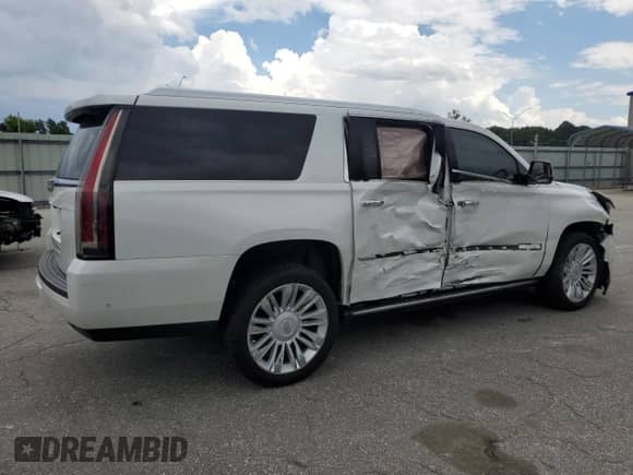 2020 Cadillac Escalade ESV Platinum with VIN 1GYS4KKJ2LR111688, listed as a Copart auction lot 56800765 with 78,146 mi miles and Salvage title. Bid and sale history available at DreamBid. Image 3.