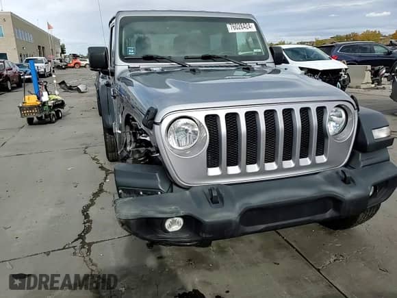 2019 Jeep Wrangler Sport S with VIN 1C4GJXAN7KW520422, listed as a Copart auction lot 76028424 with 48,664 mi miles and Salvage title. Bid and sale history available at DreamBid. Image 14.