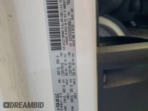 2019 Ram ProMaster Cargo с VIN 3C6TRVDG2KE505613, выставлен на аукционе Copart как лот 66691075 с пробегом 163 377 миль миль и Чистый • Clean title. История ставок и продаж доступна на DreamBid. Изображение 13.