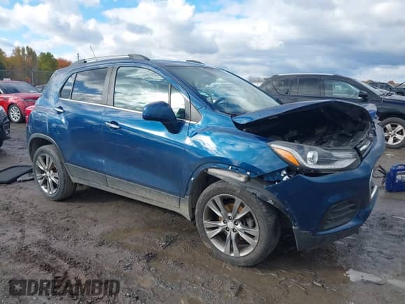 2020 Chevrolet Trax LT with VIN 3GNCJPSB9LL334088, listed as a IAAI auction lot 43489202 with 52,403 mi miles and . Bid and sale history available at DreamBid. Image 1.