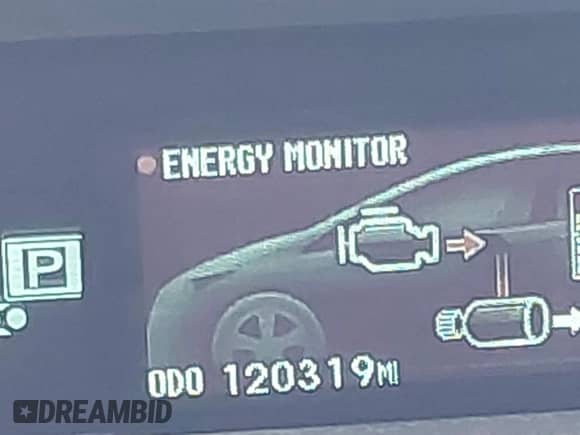 2012 Toyota Prius One with VIN JTDKN3DU8C5465576, listed as a IAAI auction lot 41662792 with 120,319 mi miles and . Bid and sale history available at DreamBid. Image 15.