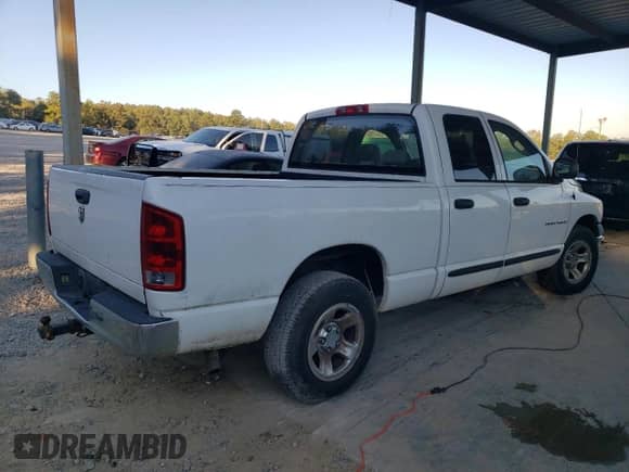 2005 Dodge 1500 ST with VIN 1D7HA18K35J510345, listed as a Copart auction lot 52805835 with 277,568 mi miles and Clean title. Bid and sale history available at DreamBid. Image 3.