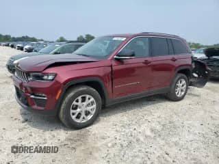 2023 Jeep Grand Cherokee Limited z VIN 1C4RJHBG8PC535972, wystawiony jako Copart lot #67402865 z przebiegiem 10 669 mil mil oraz Szkoda całkowita • Salvage title. Historia ofert i sprzedaży dostępna na DreamBid. Obrazek 1.