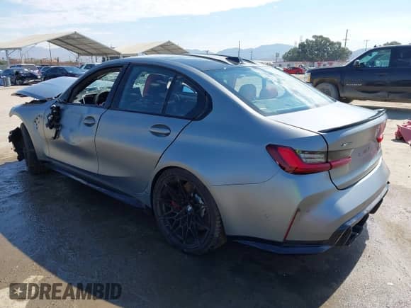 2025 BMW M3 Competition xDrive with VIN WBS33HJ03SFU19969, listed as a IAAI auction lot 41817188 with 1,944 mi miles and . Bid and sale history available at DreamBid. Image 3.