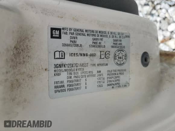 2008 Chevrolet Avalanche 2LT с VIN 3GNFK12368G157614, выставлен на аукционе Copart как лот 58771345 с пробегом 249 808 миль миль и Чистый • Clean title. История ставок и продаж доступна на DreamBid. Изображение 12.