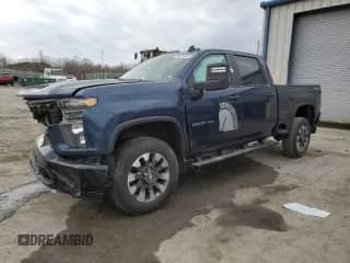 2021 Chevrolet Silverado 2500HD Custom с VIN 1GC4YMEY5MF276709, выставлен на аукционе Copart как лот 51162665 с пробегом Не указан миль и Списание • Salvage title. История ставок и продаж доступна на DreamBid. Изображение 1.