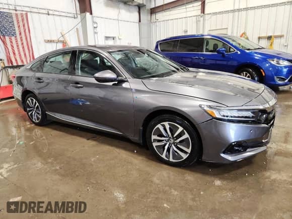 2021 Honda Accord EX-L z VIN 1HGCV3F59MA001524, wystawiony jako Copart lot #86165015 z przebiegiem 41 693 mil mil oraz Szkoda całkowita • Salvage title. Historia ofert i sprzedaży dostępna na DreamBid. Obrazek 4.