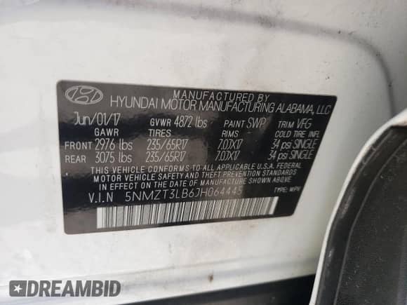 2018 Hyundai Santa Fe 2.4L с VIN 5NMZT3LB6JH064445, выставлен на аукционе Copart как лот 86464285 с пробегом 169 906 миль миль и Чистый • Clean title. История ставок и продаж доступна на DreamBid. Изображение 13.