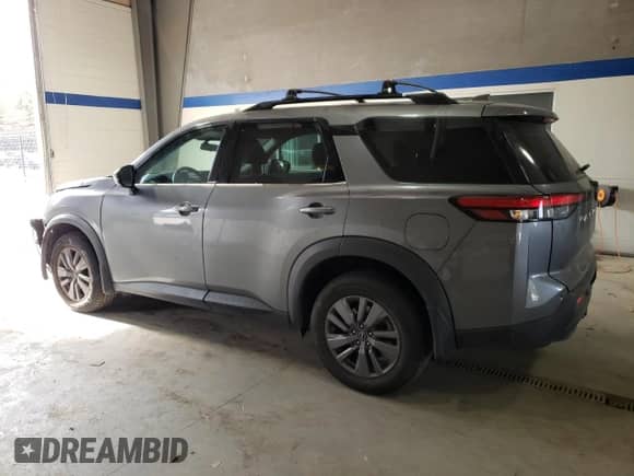 2023 Nissan Pathfinder SV with VIN 5N1DR3BB9PC265737, listed as a Copart auction lot 79259494 with 26,553 mi miles and Salvage title. Bid and sale history available at DreamBid. Image 2.