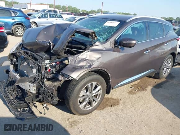 2015 Nissan Murano SL с VIN 5N1AZ2MG7FN256446, выставлен на аукционе IAAI как лот 42907693 с пробегом 40 114 миль миль и . История ставок и продаж доступна на DreamBid. Изображение 2.