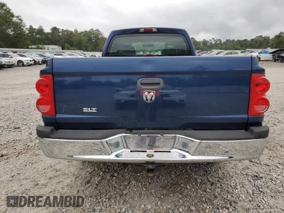 2005 Dodge Dakota SLT with VIN 1D7HE42K85S313874, listed as a Copart auction lot 84901335 with Not provided miles and Clean title. Bid and sale history available at DreamBid. Image 6.