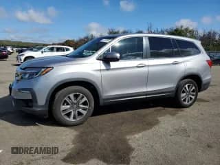 2021 Honda Pilot EX-L with VIN 5FNYF6H54MB066238, listed as a Copart auction lot 81252885 with 41,717 mi miles and Salvage title. Bid and sale history available at DreamBid. Image 1.