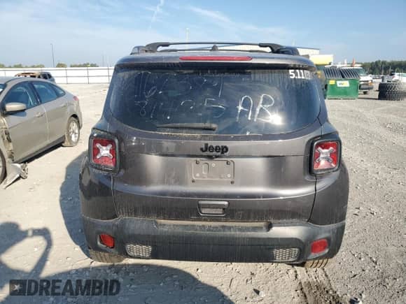 2018 Jeep Renegade Altitude with VIN ZACCJABB7JPH80962, listed as a Copart auction lot 80563415 with Not provided miles and Salvage title. Bid and sale history available at DreamBid. Image 6.