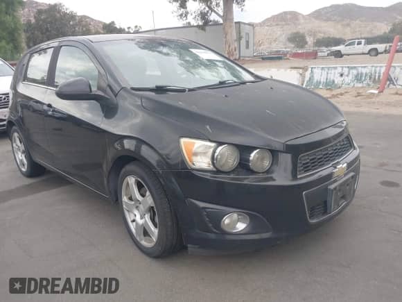 2015 Chevrolet Sonic LTZ with VIN 1G1JE6SB3F4124247, listed as a IAAI auction lot 43250713 with 155,814 mi miles and . Bid and sale history available at DreamBid. Image 1.